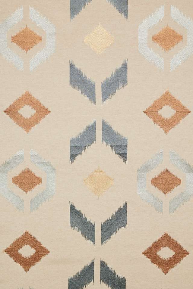 Adorne-S/2-Multi-Kilim-Emb-Door-Curtains