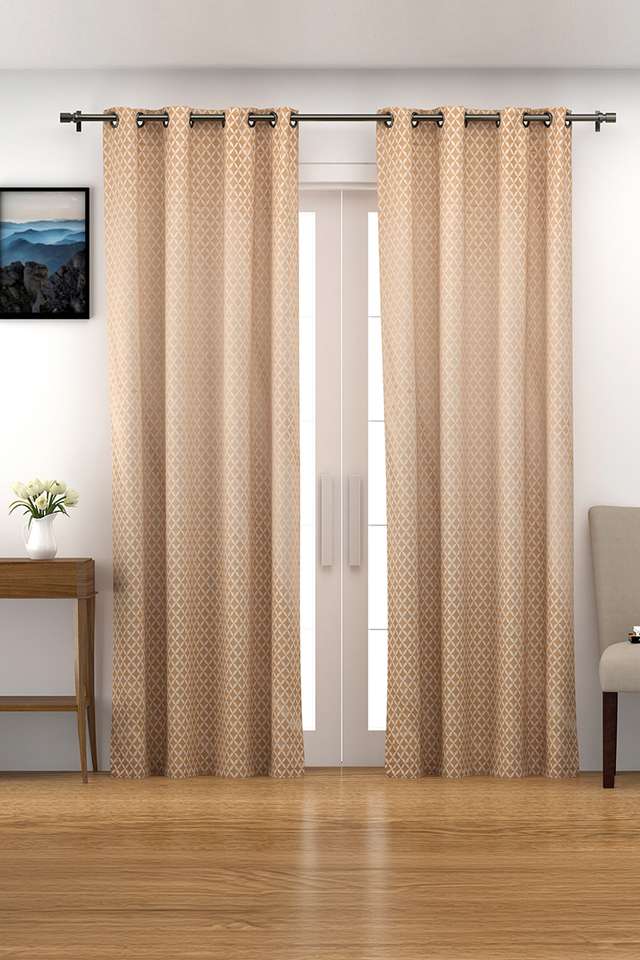 Adorne-Diamond-Jacquard-Xl-Door-Curtains-Set-Of-2