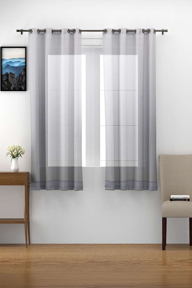 Adorne-Grey-Ombre-Window-Curtains-Set-Of-2