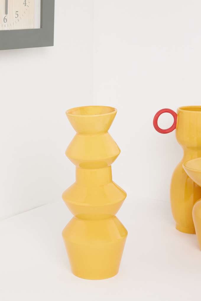Treat-Yourself-Yellow-Pillar-Vase
