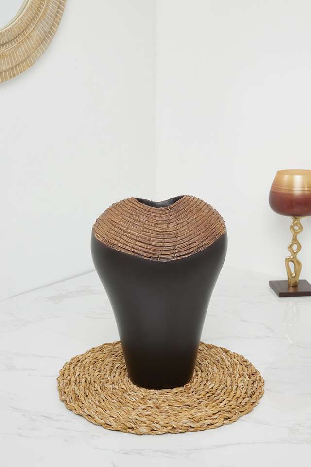 Melange-Polyresin-Vase