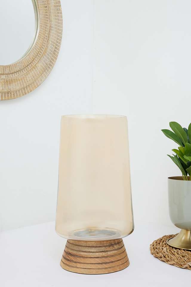 Walnut-Lustre-Hurricane-Vase-S