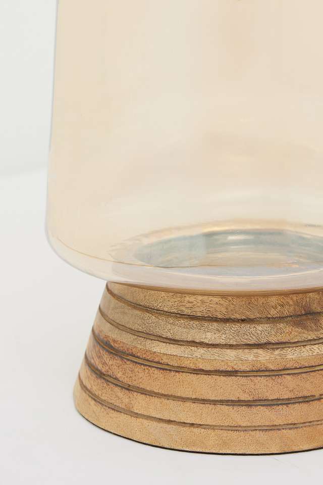 Walnut-Lustre-Hurricane-Vase-S