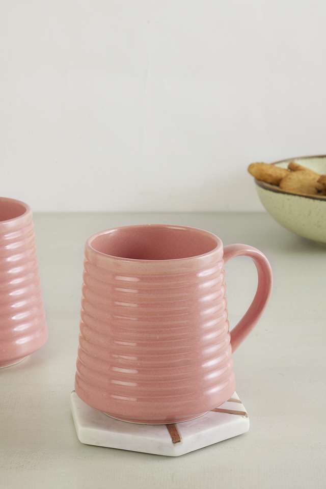 Ripple-Latte-Mug-Set-of-6-Pink
