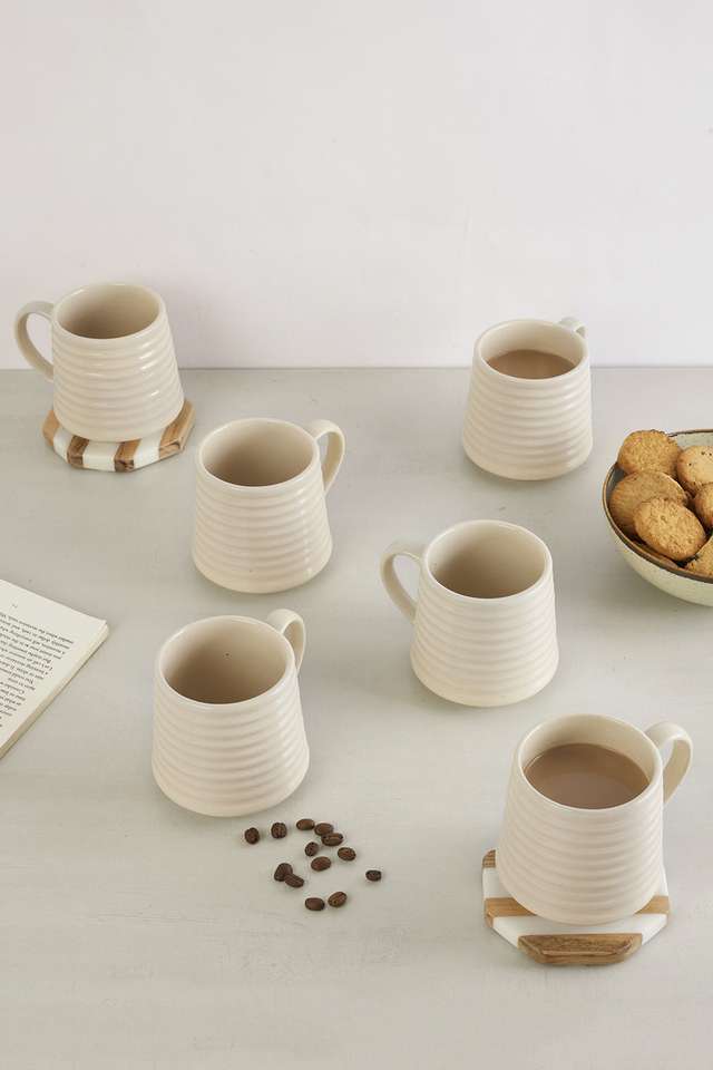 Ripple-Tea-Mug-Set-of-6-Ivory