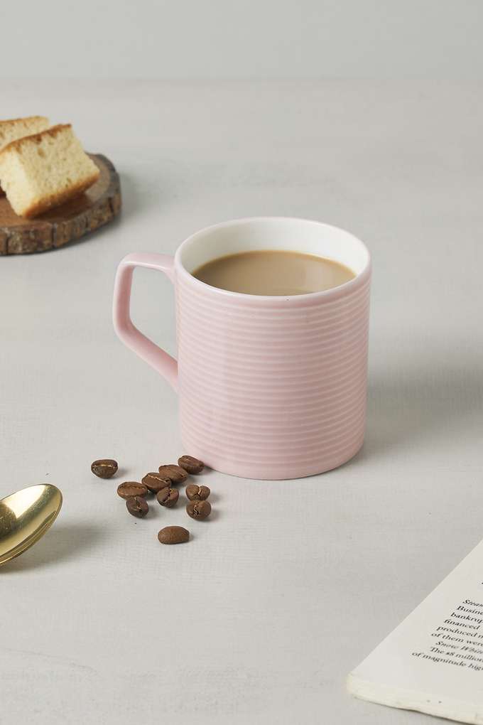 Avishka-Ribbed-Pink-Mug-220-ml