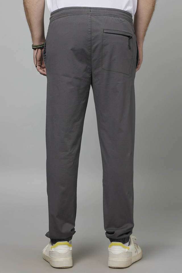 Solid-Cotton-Slim-Fit-Men-s-Casual-Trousers