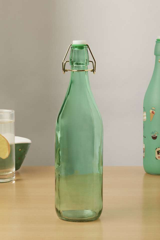 Popart-Treat-Yourself-Green-Clear-Bottle-1L