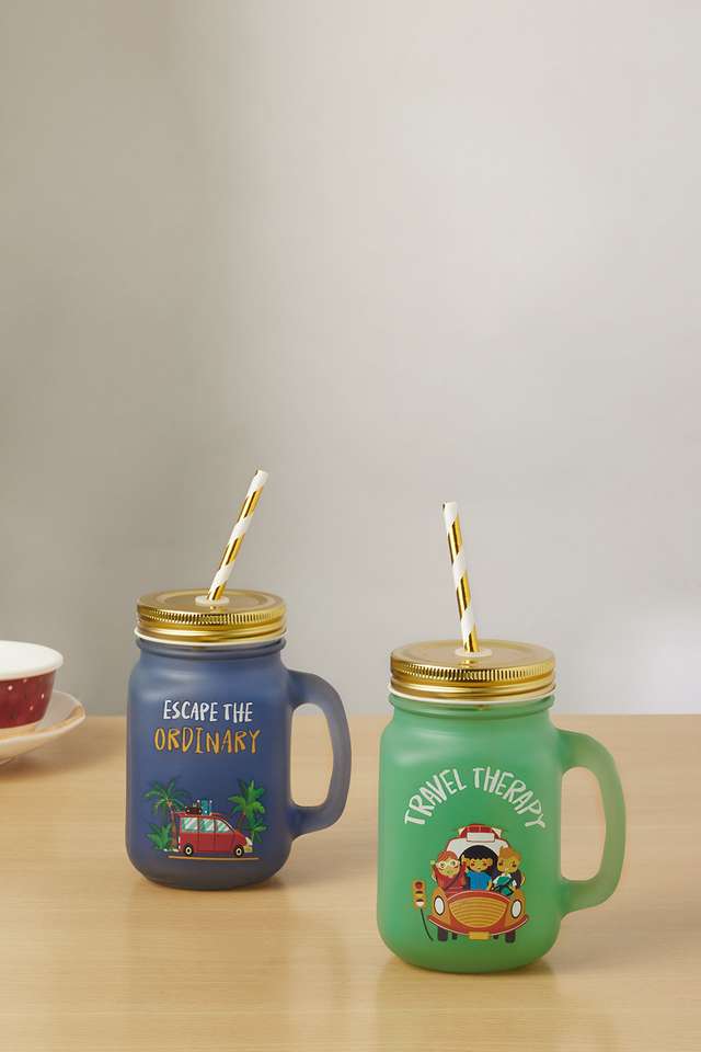 Popart-Treat-Yourself-Mason-Jars-Bg-Set-Of-2