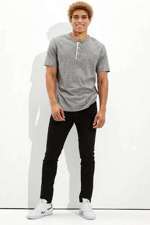Polyester-Cotton-Skinny-Fit-Men-s-Jeans