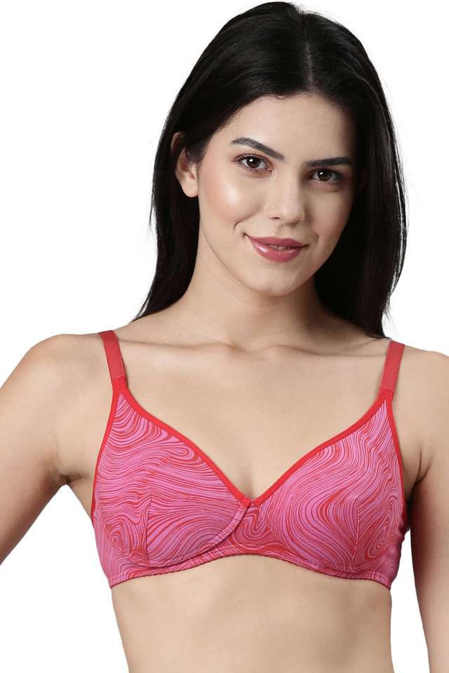 Non-Wired-Fixed-Strap-Padded-Women-s-T-Shirt-Bra