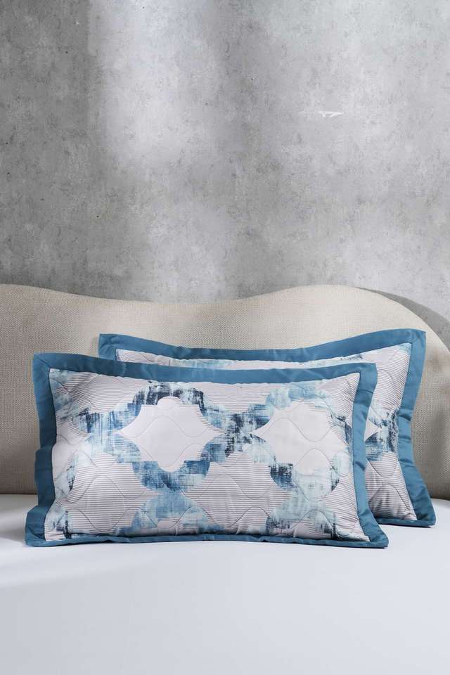 Hues-Enchanted-Harmony-Ogee-Flent-Blue-Standard-Pillow-Sham-Set
