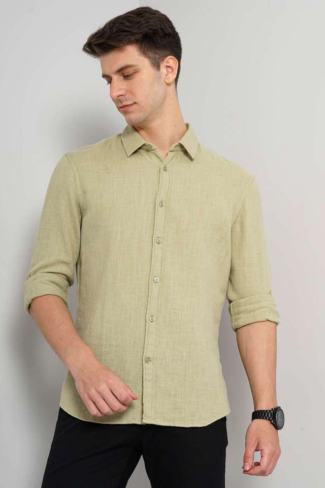 Textured-Cotton-Regular-Fit-Men-s-Casual-Shirt