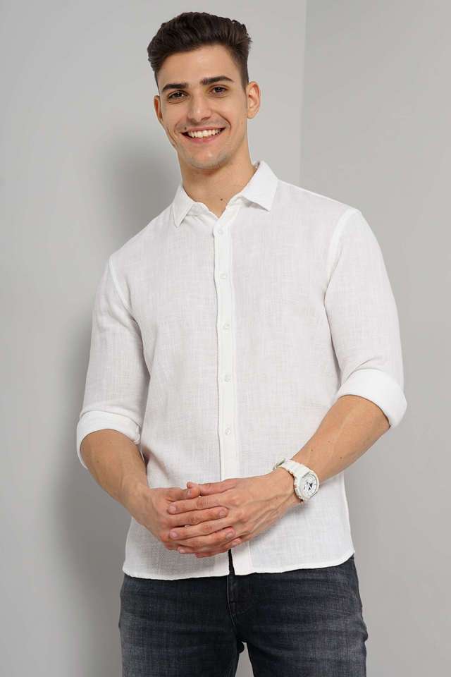 Textured-Cotton-Regular-Fit-Men-s-Casual-Shirt