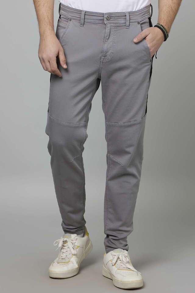 Mid-Wash-Polyester-Cotton-Skinny-Fit-Men-s-Jeans