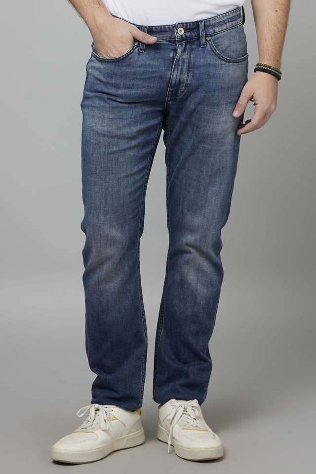 Mid-Wash-Cotton-Straight-Fit-Men-s-Jeans