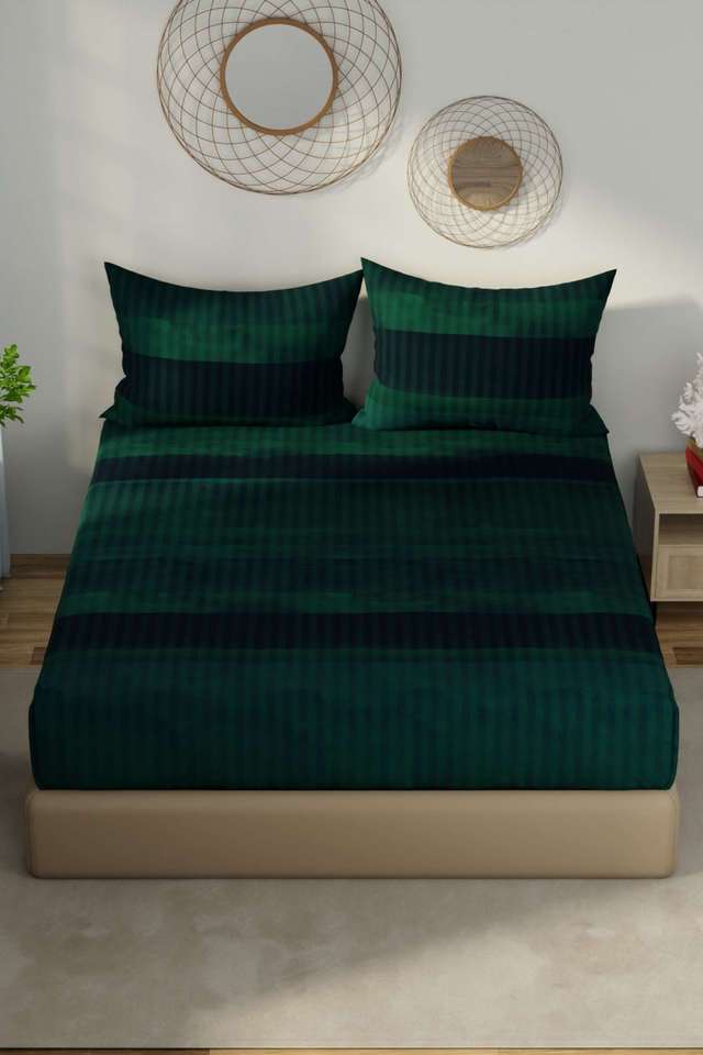 Hampton-Designer-100--Satin-Cotton-Xl-King-Bedsheet-With-2-Pillow-Covers