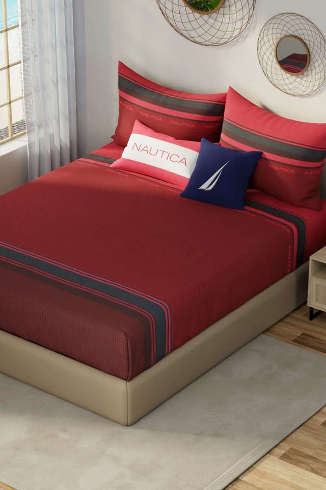Hampton-Designer-100--Satin-Cotton-Xl-King-Bedsheet-With-2-Pillow-Covers