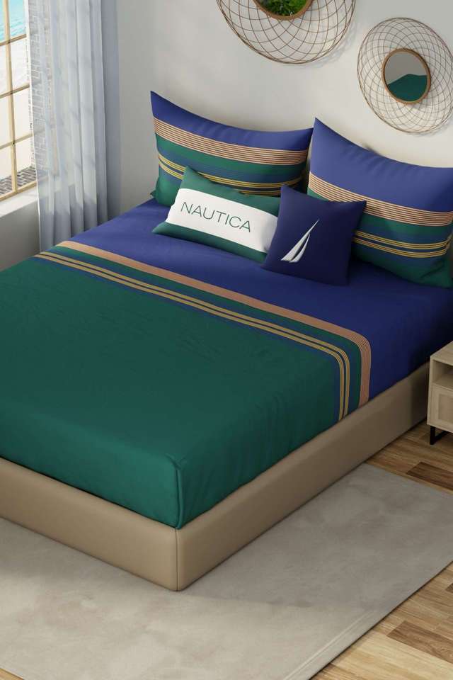 Hampton-Designer-100--Satin-Cotton-Xl-King-Bedsheet-With-2-Pillow-Covers