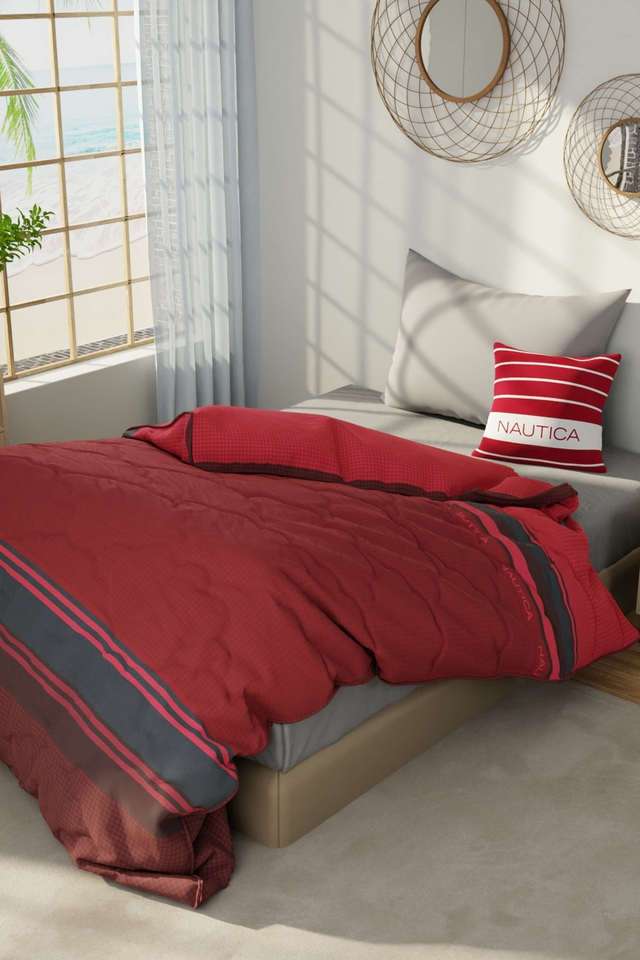 Hampton-Designer-100--Satin-Cotton-Single-Size-Comforter-For-All-Weather