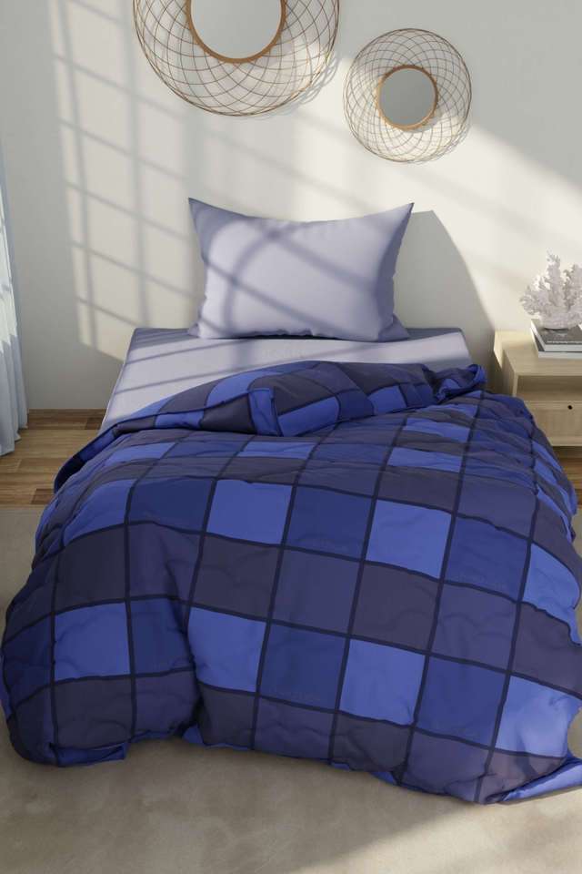 Hampton-Designer-100--Satin-Cotton-Single-Size-Comforter-For-All-Weather