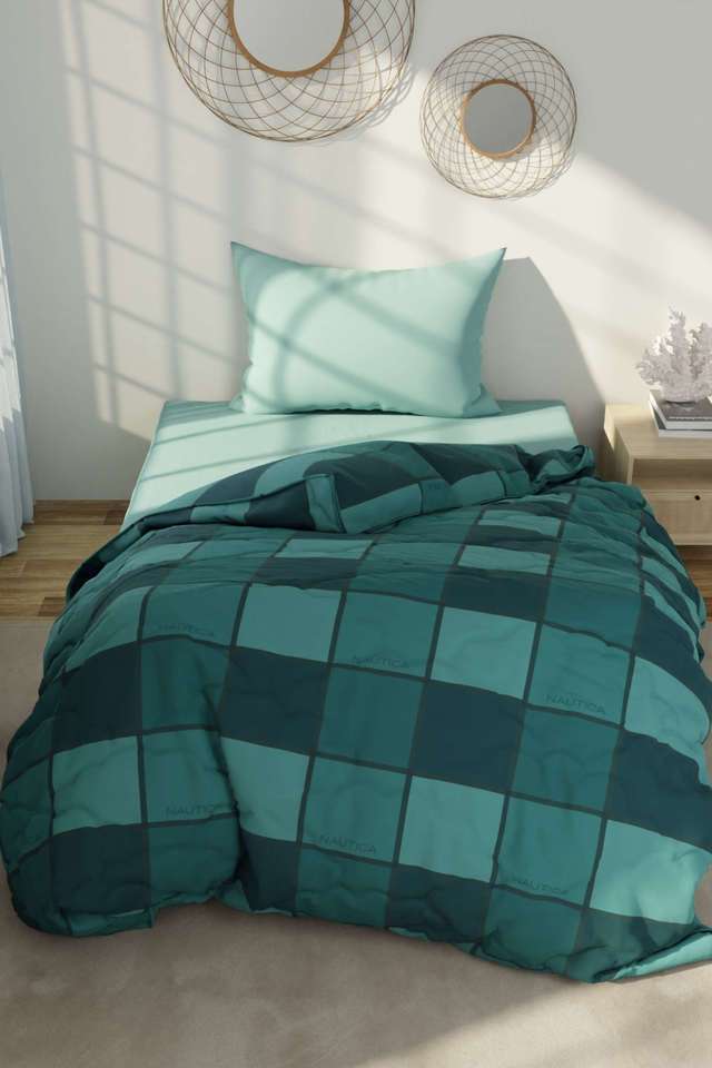 Hampton-Designer-100--Satin-Cotton-Single-Size-Comforter-For-All-Weather