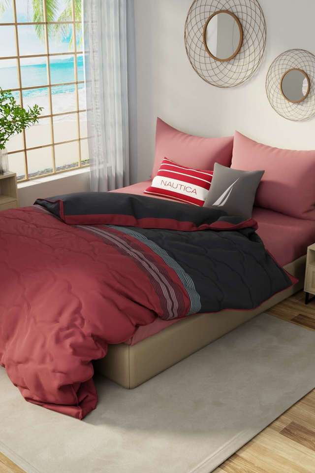 Hampton-Designer-100--Satin-Cotton-Double-Size-Comforter-For-All-Weather
