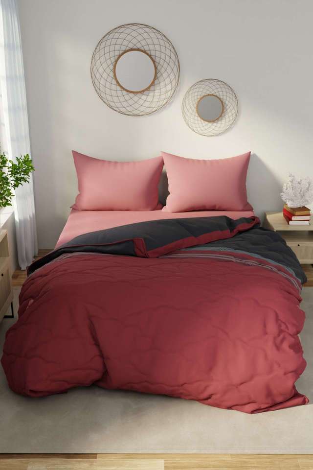 Hampton-Designer-100--Satin-Cotton-Double-Size-Comforter-For-All-Weather