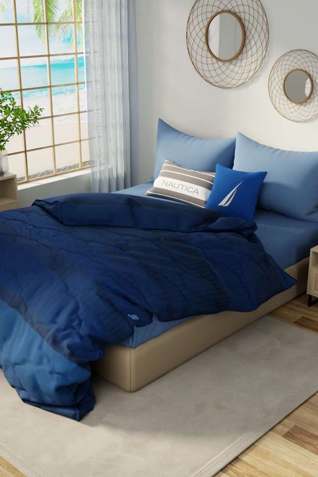 Hampton-Designer-100--Satin-Cotton-Double-Size-Comforter-For-All-Weather