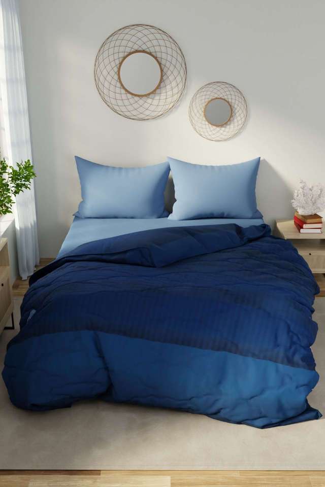 Hampton-Designer-100--Satin-Cotton-Double-Size-Comforter-For-All-Weather