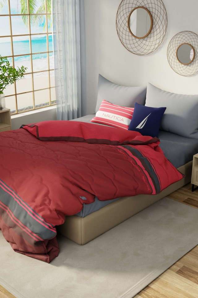 Hampton-Designer-100--Satin-Cotton-Double-Size-Comforter-For-All-Weather