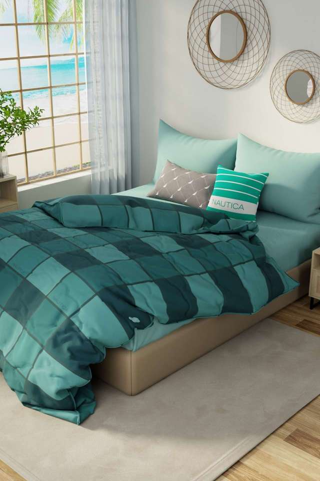 Hampton-Designer-100--Satin-Cotton-Double-Size-Comforter-For-All-Weather