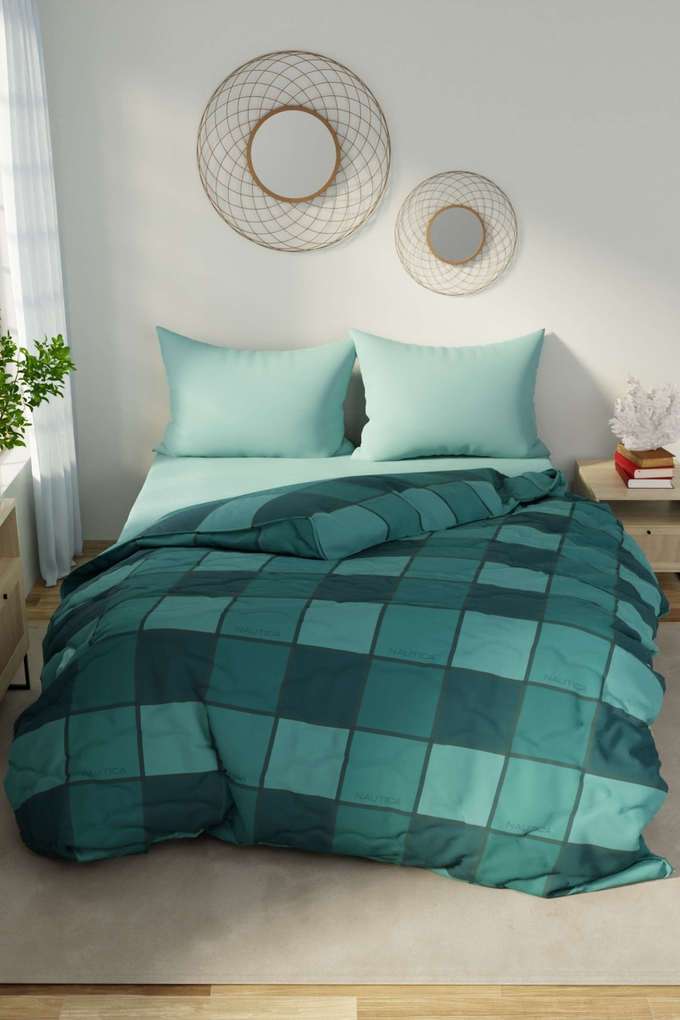 Hampton-Designer-100--Satin-Cotton-Double-Size-Comforter-For-All-Weather
