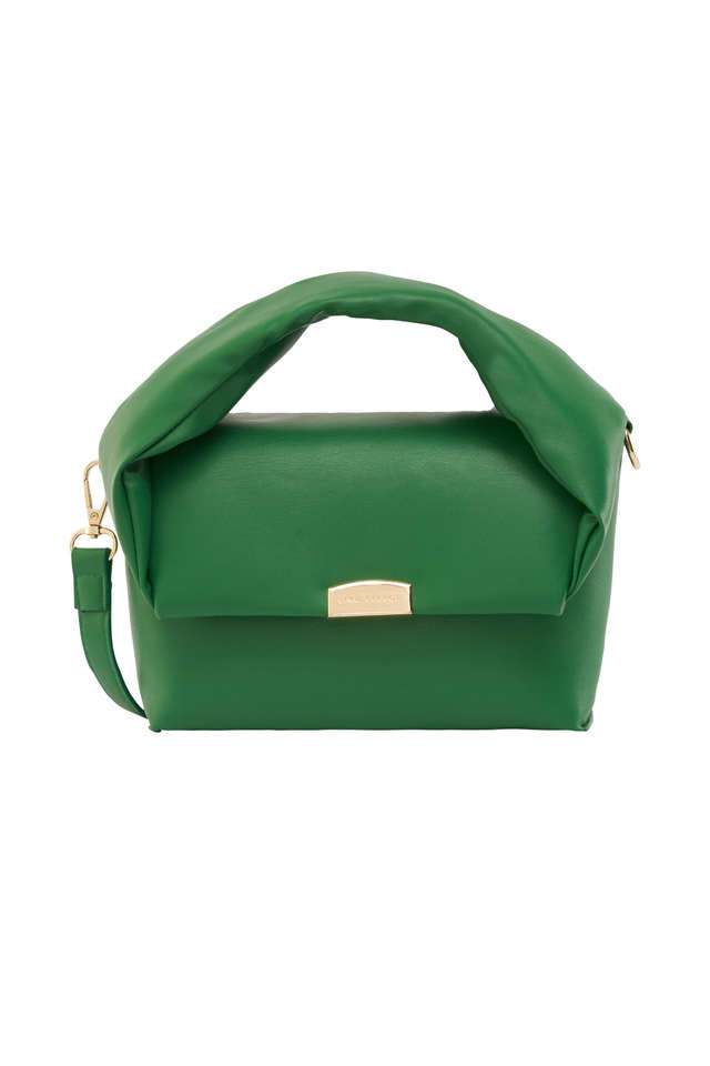 Flap-Closure-Faux-Leather-Women-s-Casual-Wear-Satchel-Handbag