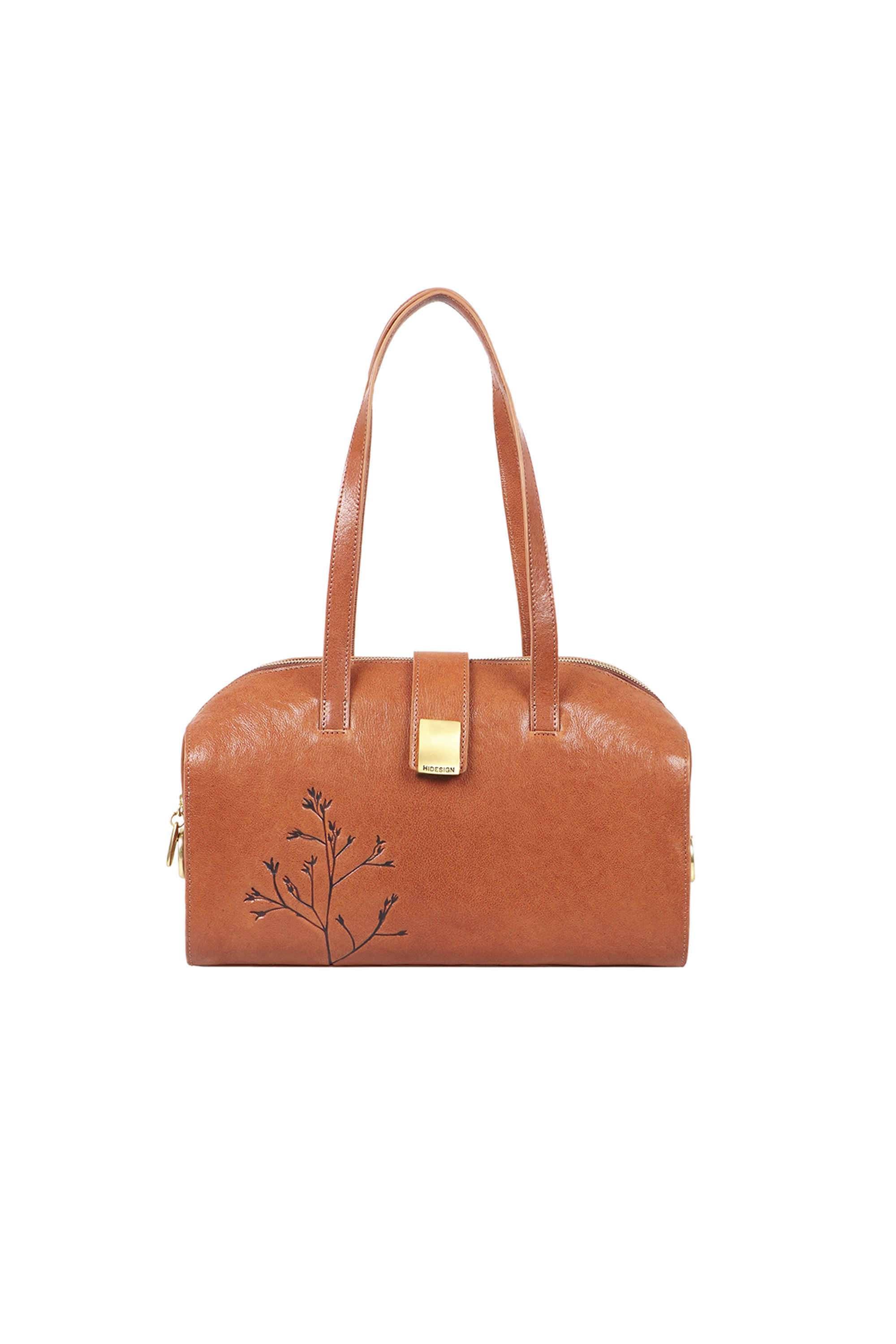 Zipper-E.I.-Leather-Women-Casual-Wear-Shoulder-Bag