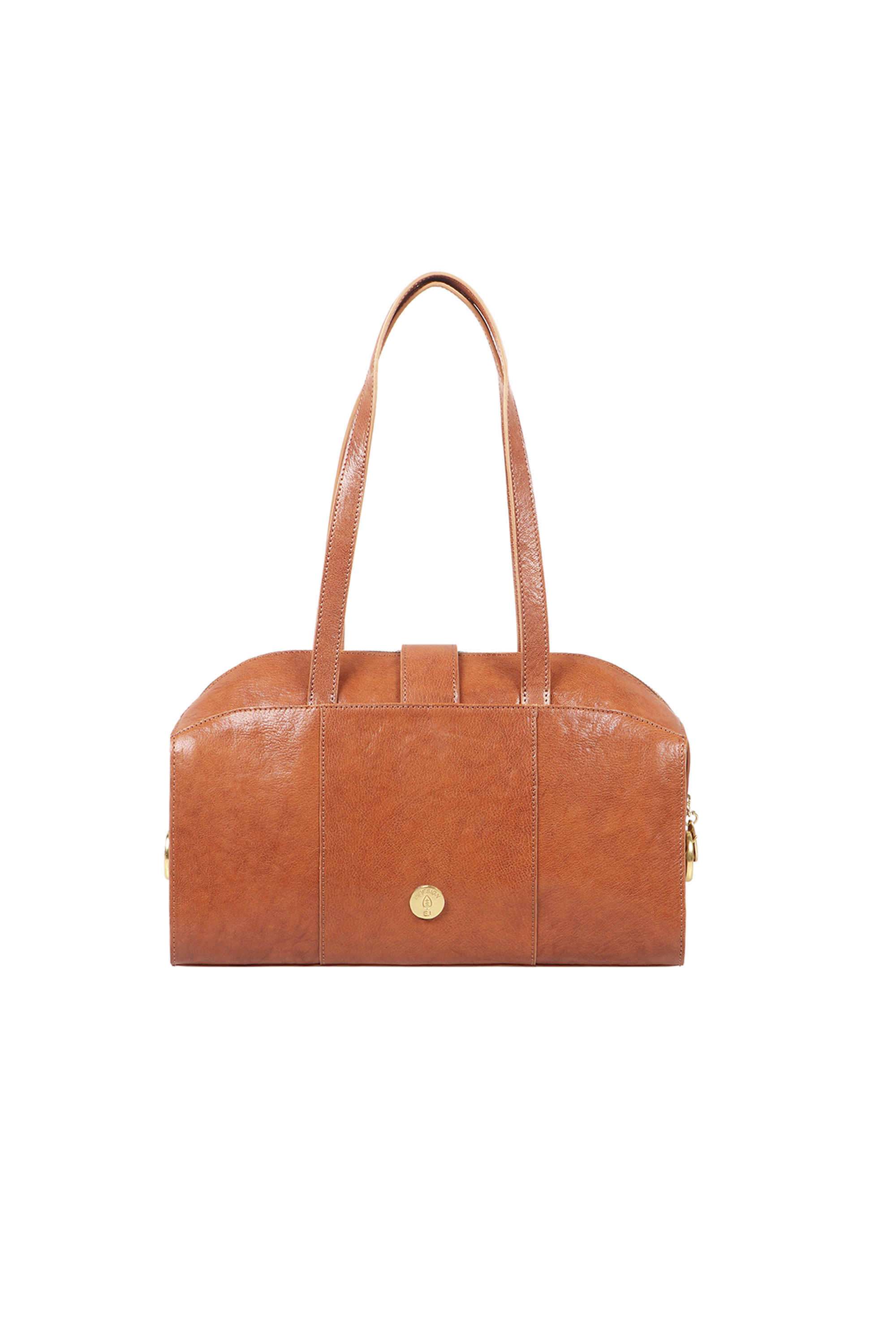 Zipper-E.I.-Leather-Women-Casual-Wear-Shoulder-Bag