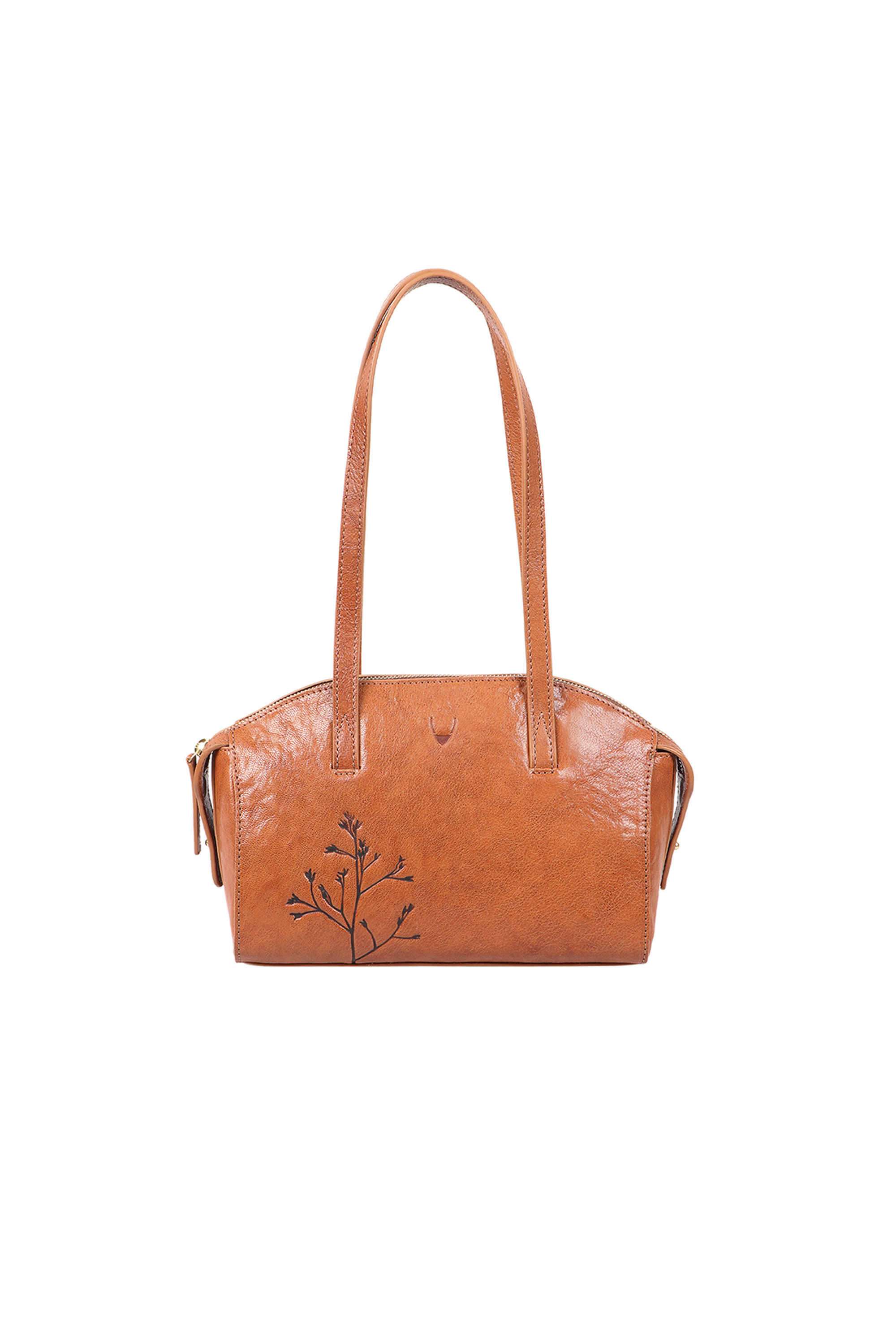 Zipper-E.I.-Leather-Women-Casual-Wear-Shoulder-Bag