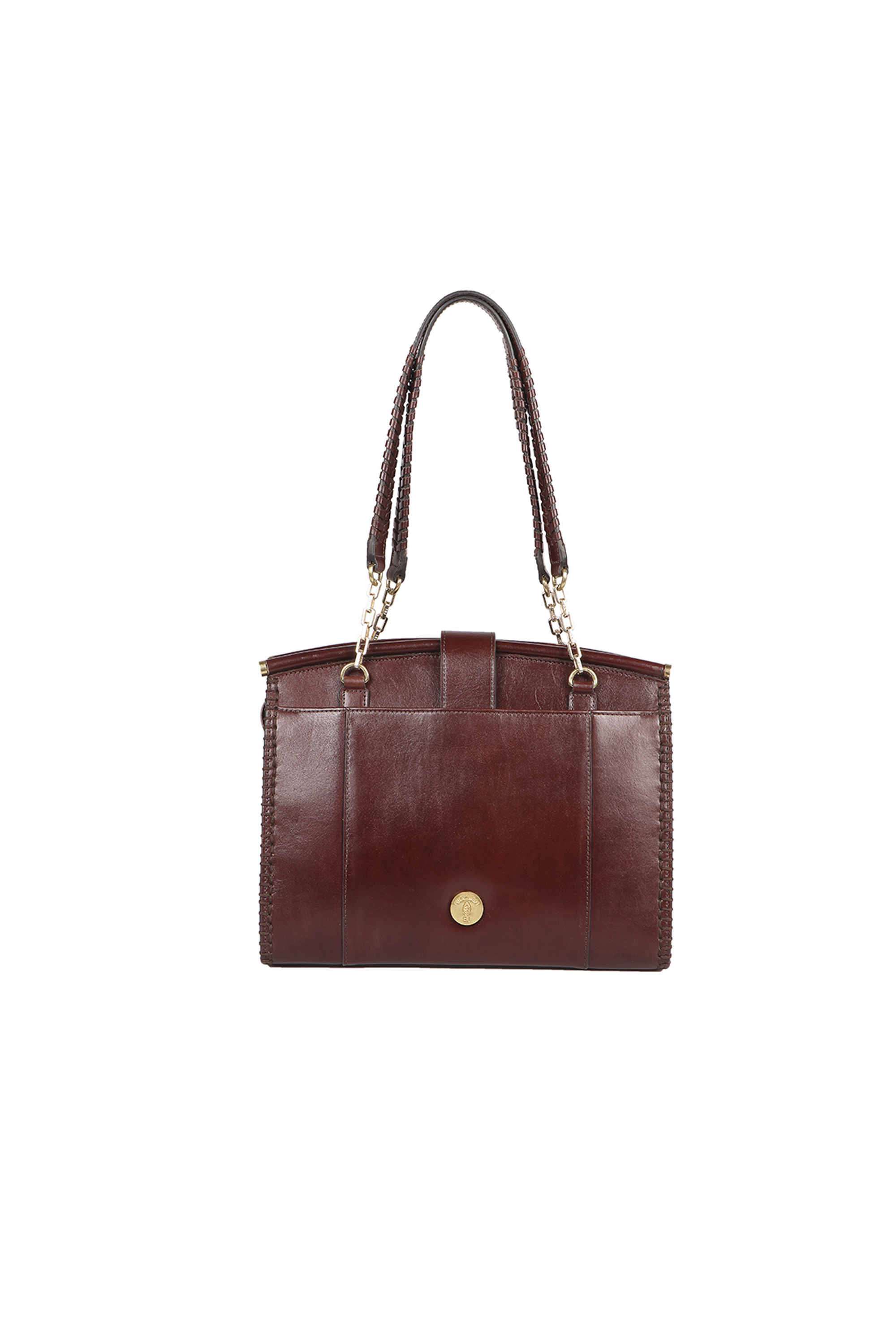 Zipper-E.I.-Leather-Women-Casual-Wear-Shoulder-Bag