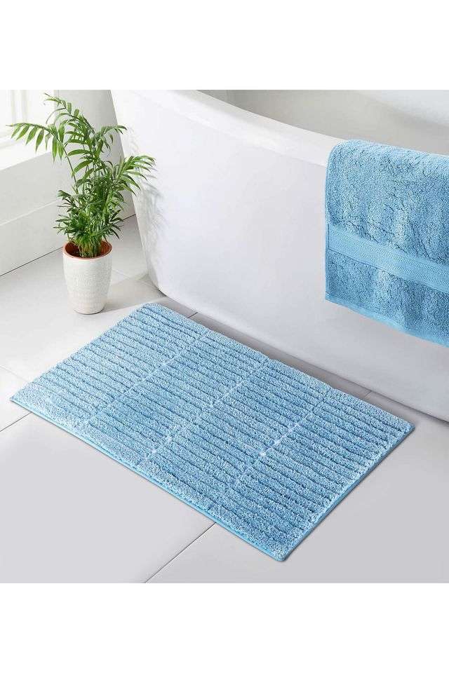 Quick-Dry-&-Anti-skid-Bathmat -Aqua-(S)