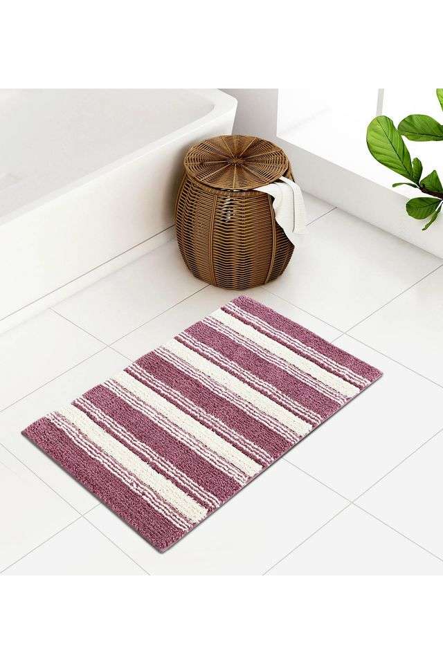 Quick-Dry-&-Anti-skid-Bathmat -Plum-(M)