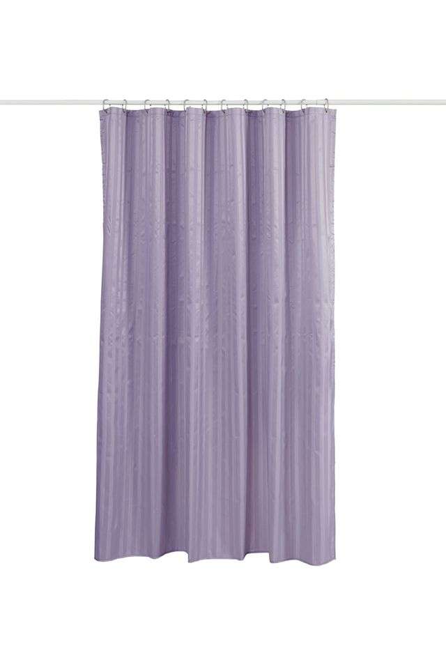 Water-Repellent-Polyester-Shower-Curtain-Grey