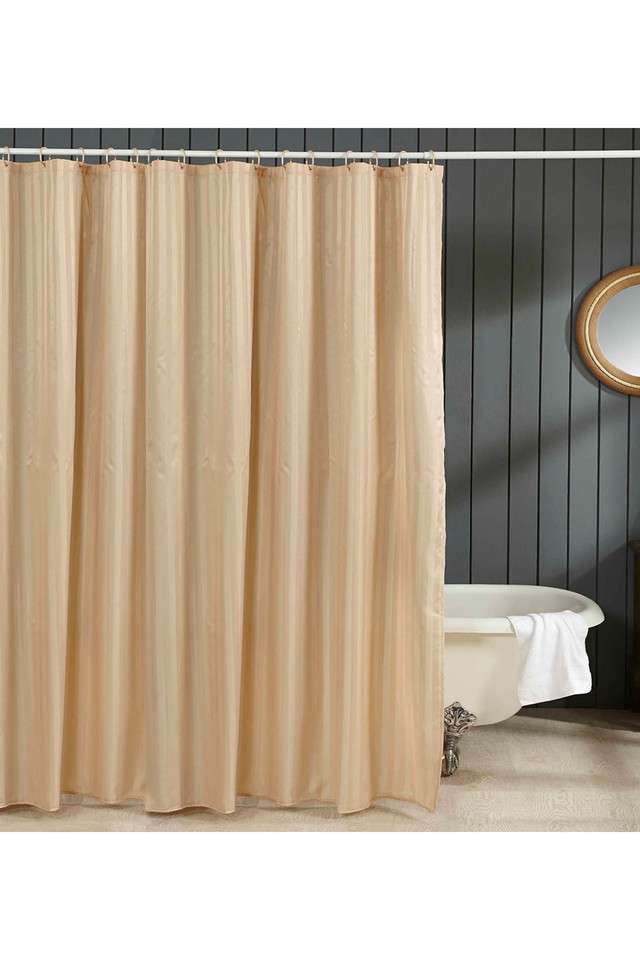 Hilton-Water-Repellent-Polyester-Shower-Curtain-Rust