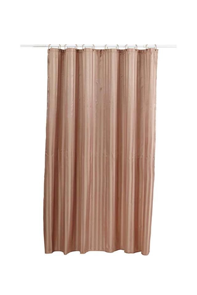 Hilton-Water-Repellent-Polyester-Shower-Curtain-Beige