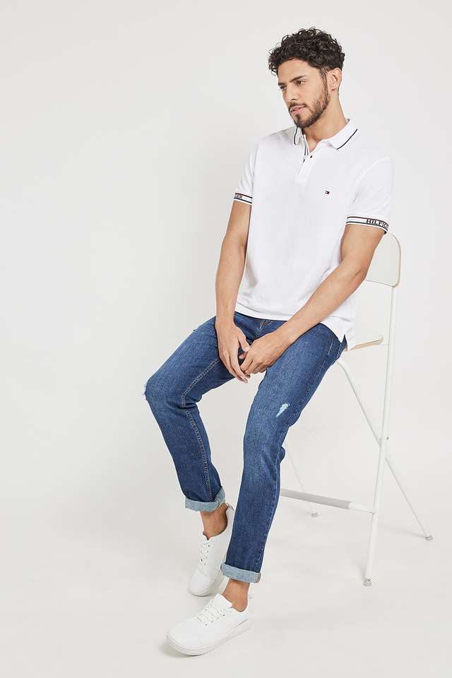 Solid-Cotton-Polo-Men-s-T-Shirt