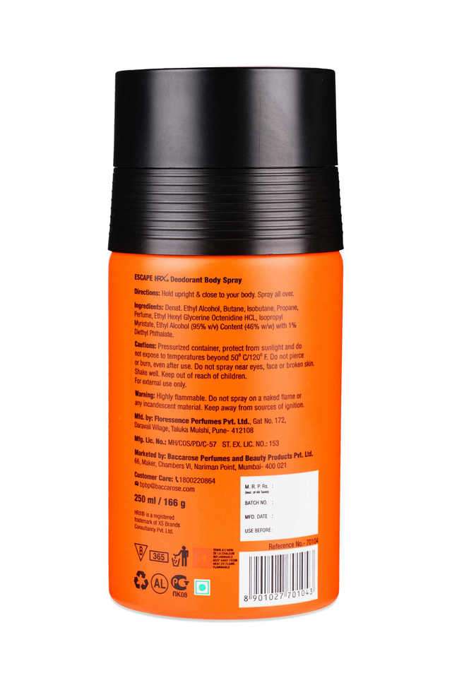 Escape-Deodorant-Body-Spray-For-Men---250-ml -Fresh -Warm-&-Spicy-Fragrance