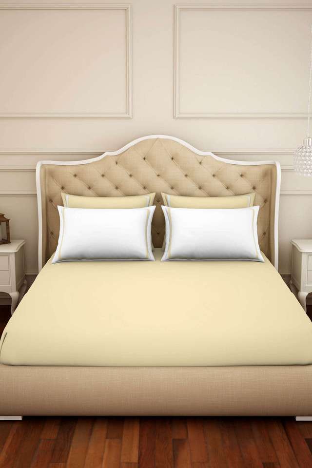 Regulates-Temperature-Hygro-Cotton-350-TC-Double-Bedsheet-with-4-Pillow-Covers