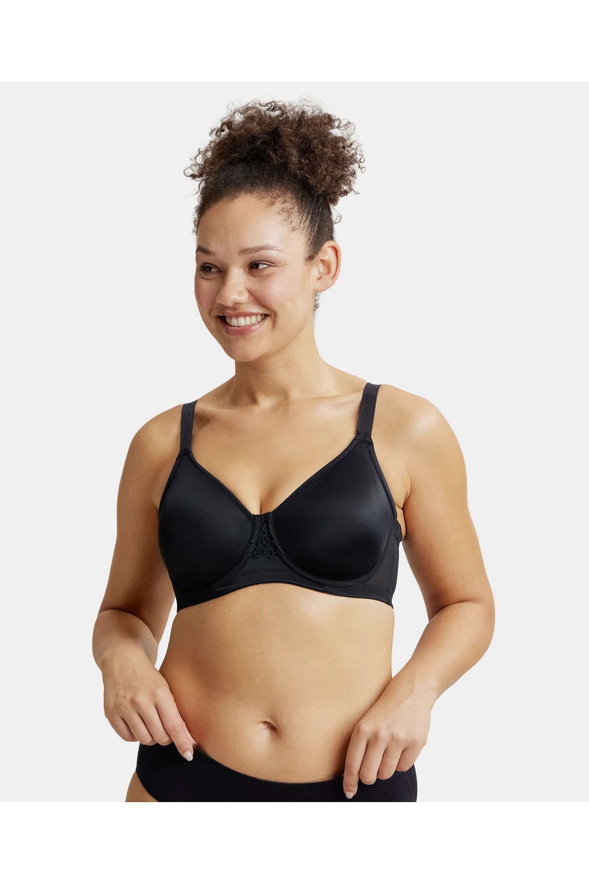 Women-s-Solid-Pattern-Full-Coverage-Under-Wired-Non-Padded-Minimiser-Bra-with-Broad-Wings