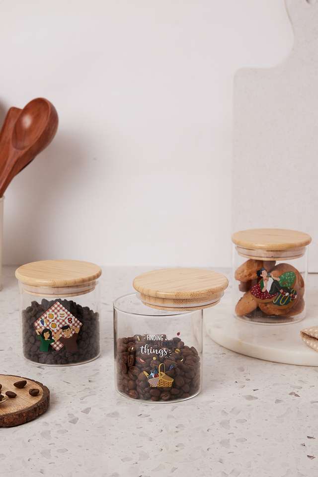 Treat-Yourself-Glass-Jar-400-ml-Set-Of-3