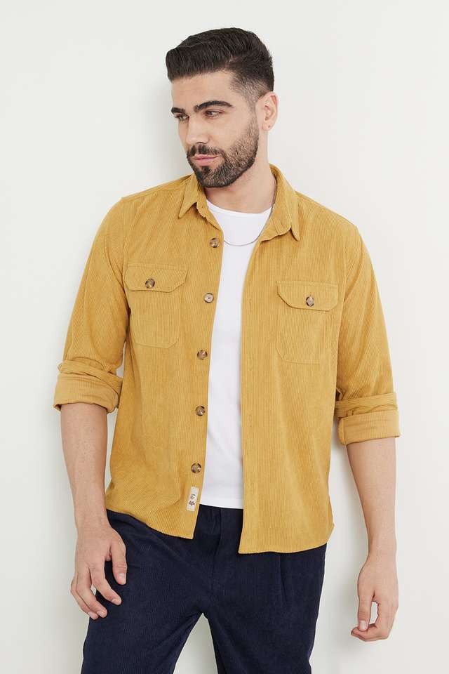 Textured-Cotton-Slim-Fit-Men-s-Casual-Over-Shirt