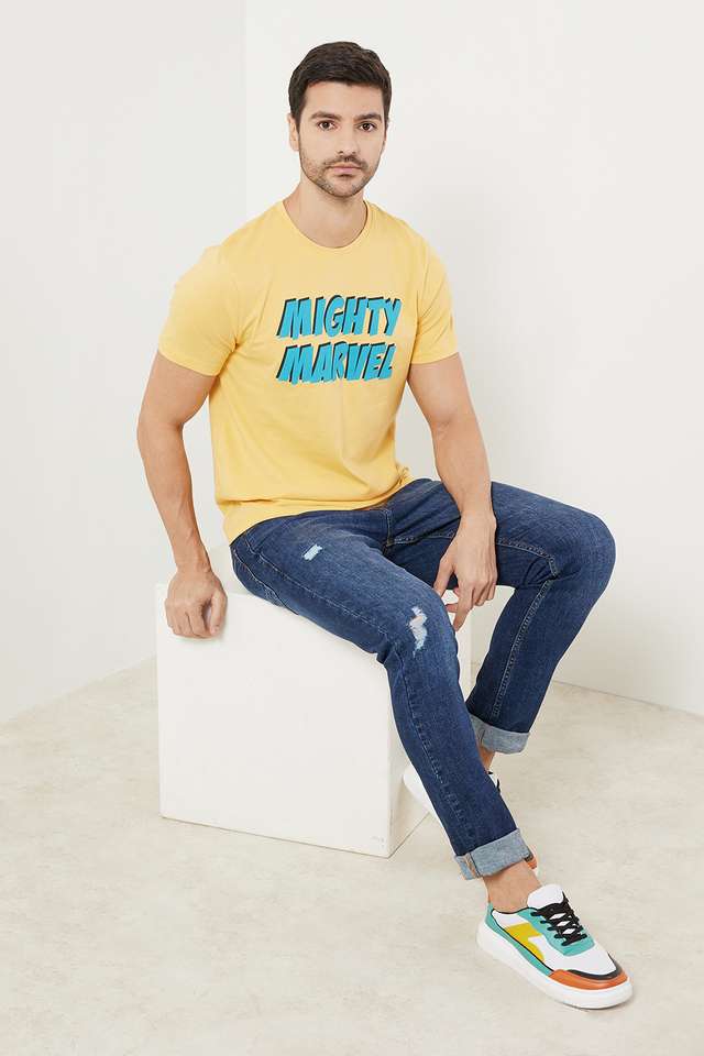 Printed-Cotton-Crew-Neck-Men-s-T-Shirt